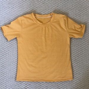 Yellow Striped Tee